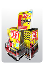 Perspex and ABS stands for DVD style cases